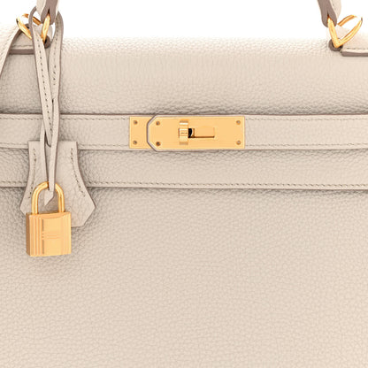 Hermes Togo Kelly Retourne 28 Beton 8 of 11