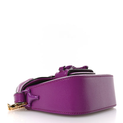 Gucci Azalea Calfskin Web Monochrome Horsebit 1955 Wallet On Strap Purple 4 of 10