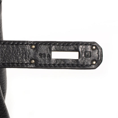 Hermes Taurillon Clemence Birkin 35 Black 9 of 10