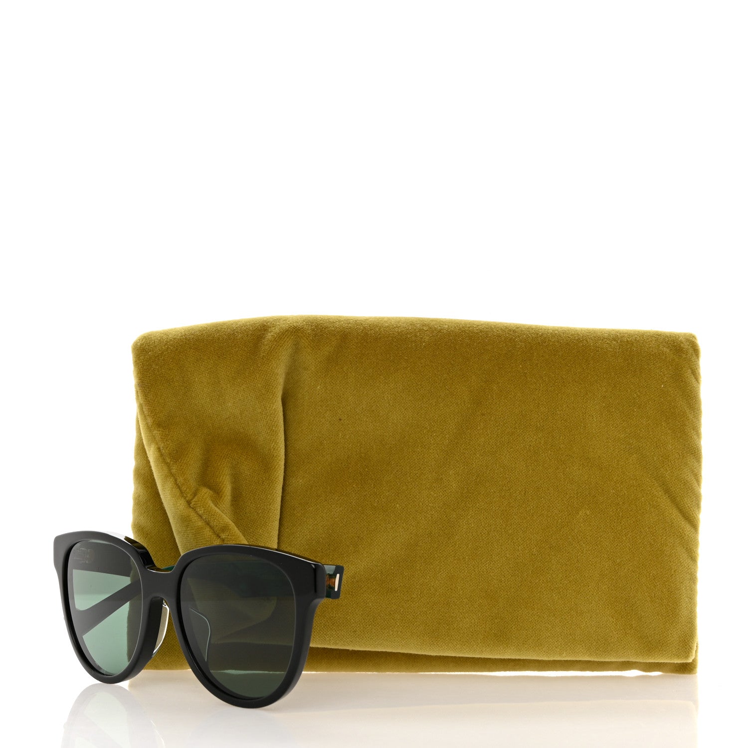 Gucci Acetate Rectangle Sunglasses GG0962SA Green 8 of 8