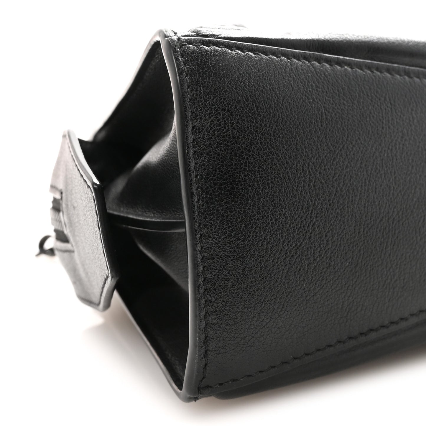 Cake Calfskin Tonal Hardware Mini Neo Classic City Black