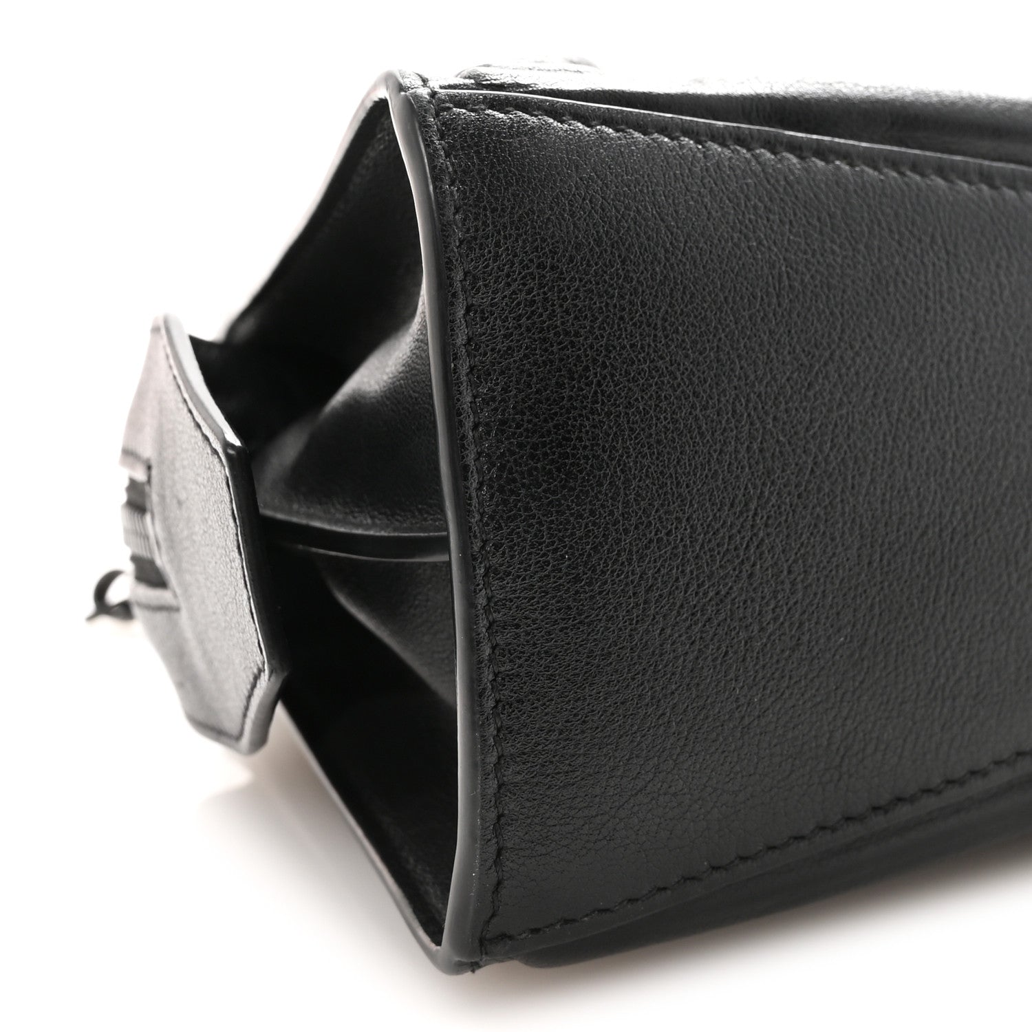 Balenciaga Cake Calfskin Tonal Hardware Mini Neo Classic City Black 8 of 9