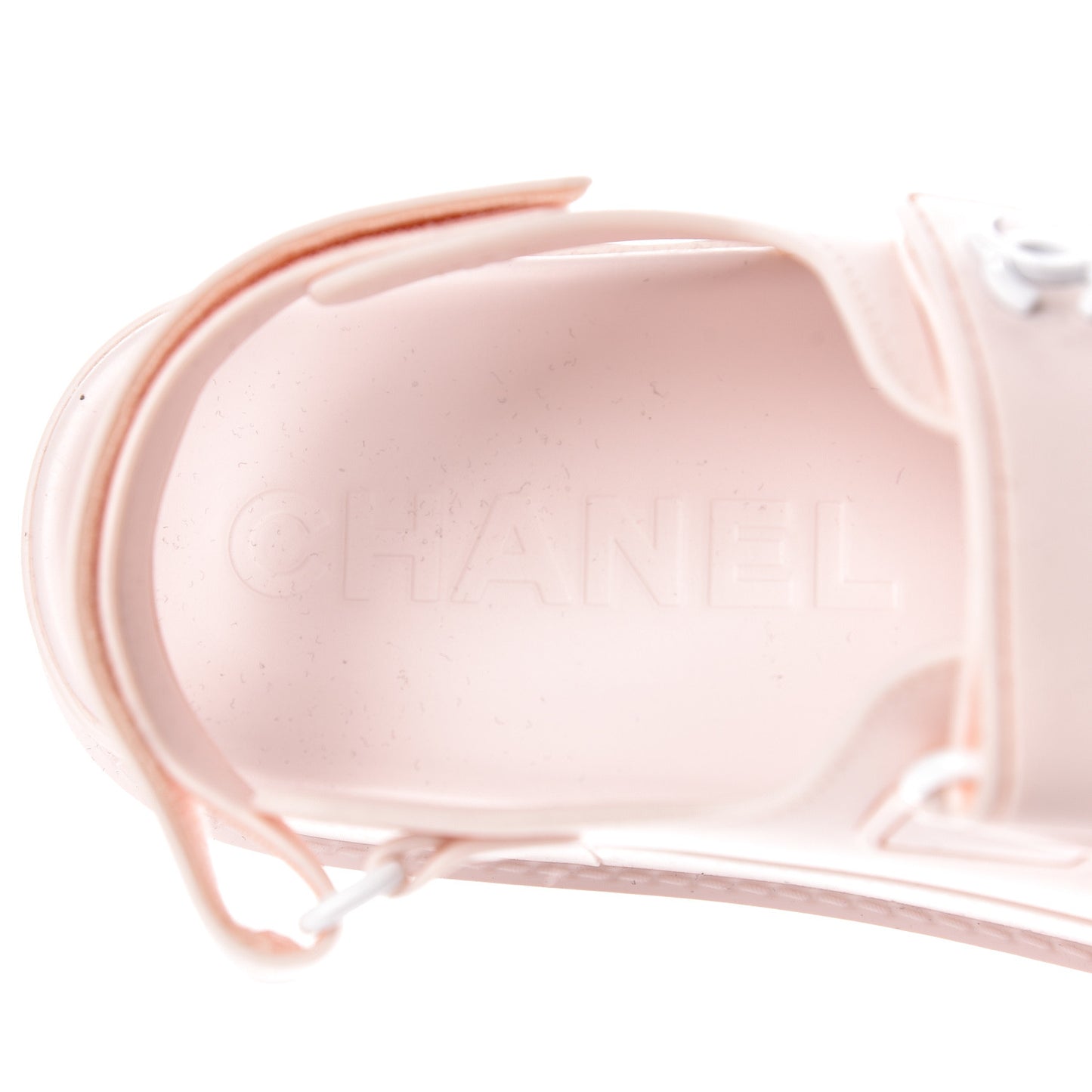 Rubber CC Flat Sandals 36 Pale Pink