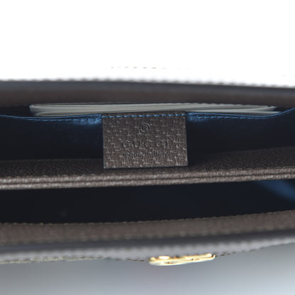 Gucci GG Supreme Monogram Web Small Ophidia Chain Shoulder Bag Brown 8 of 11