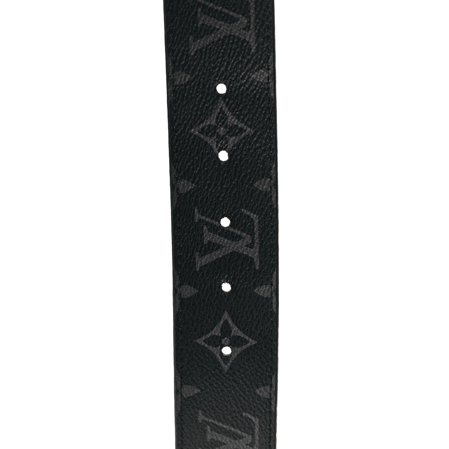 Louis Vuitton Monogram Eclipse Taigarama 40mm LV Initiales Reversible Belt 90 36 Black 5 of 8