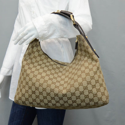 Gucci Monogram Medium Horsebit Chain Hobo 2 of 12