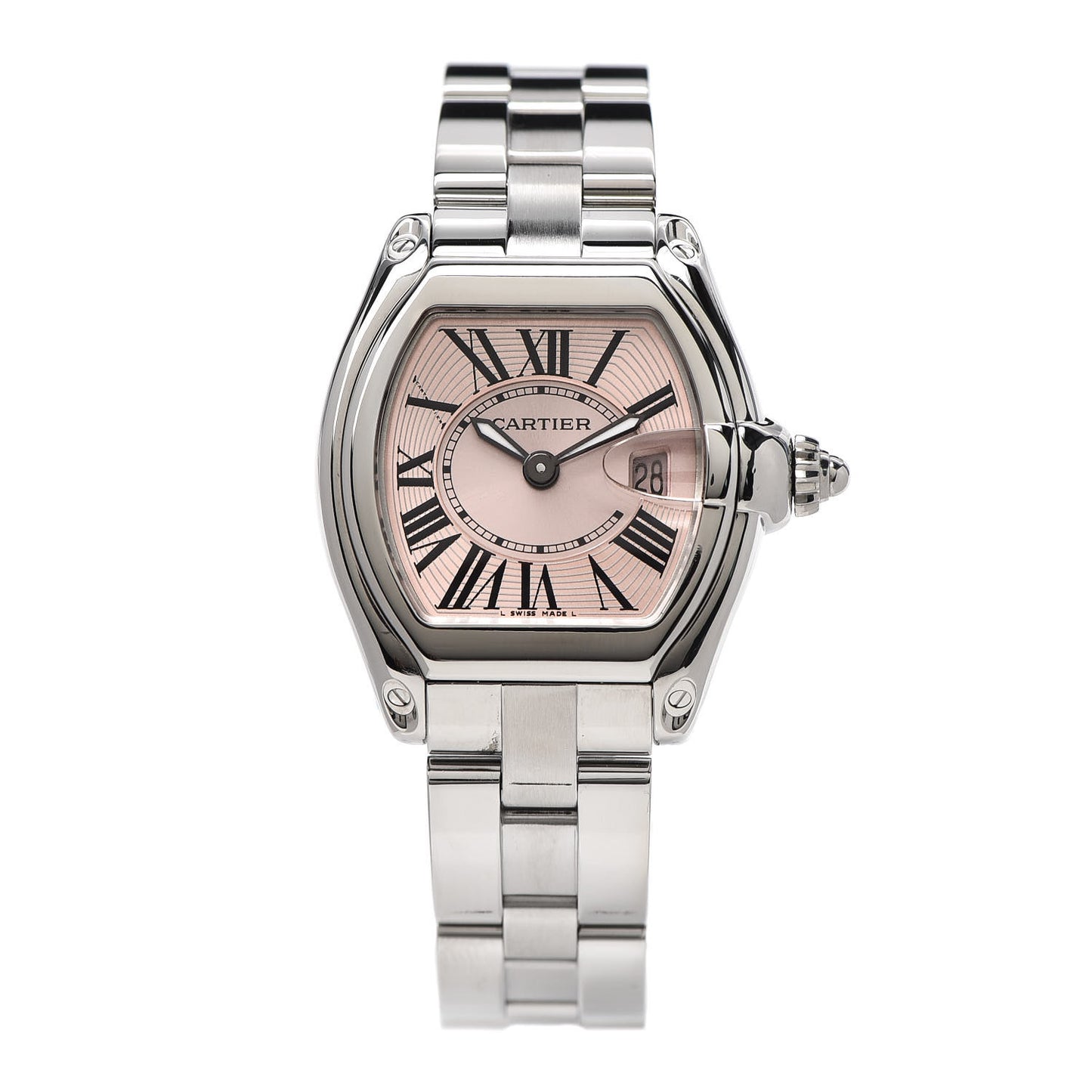 Stainless Steel 31mm Roadster Quartz Watch Pink
