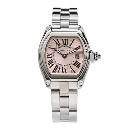 Cartier Stainless Steel 31mm Roadster Quartz Watch Pink 1 of 5