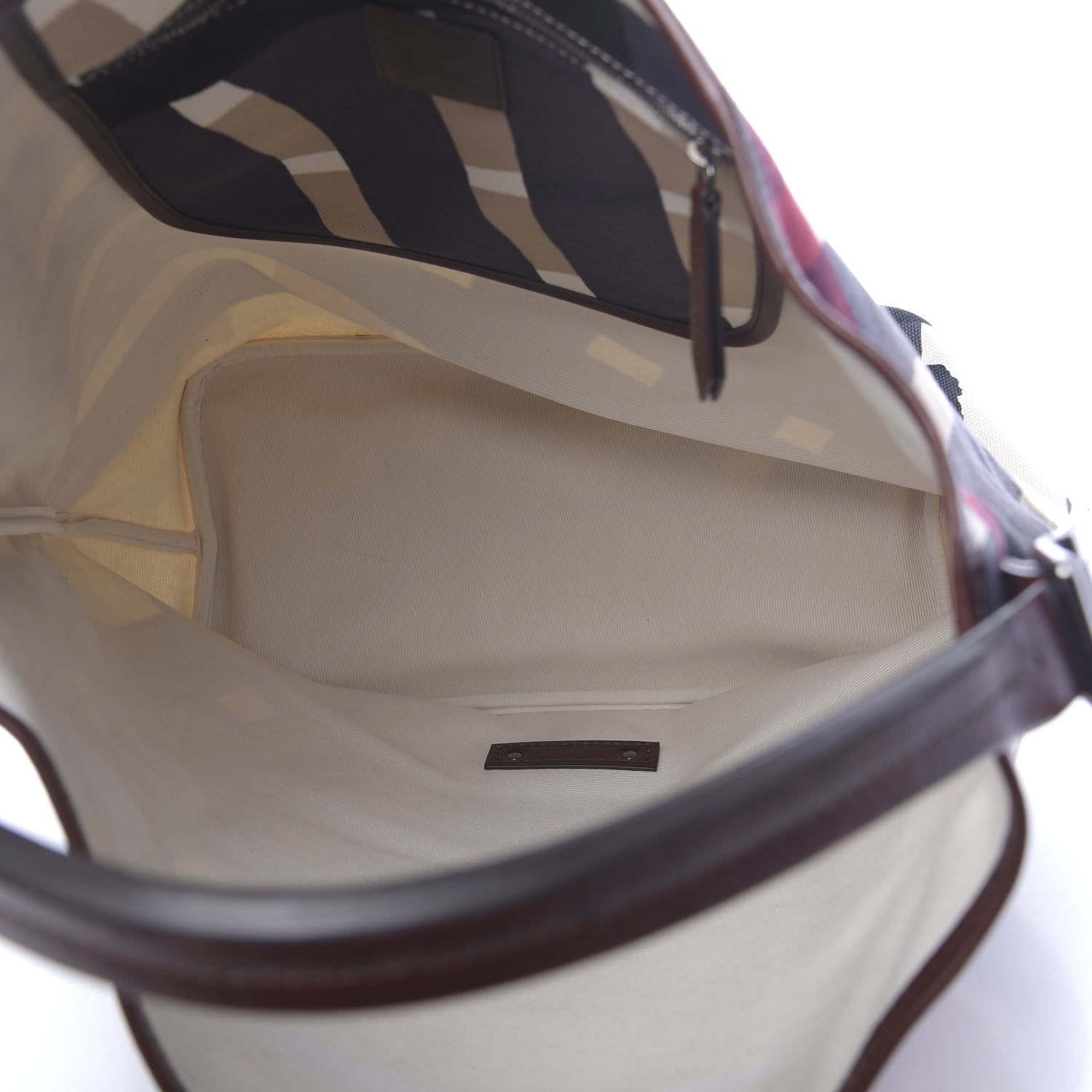 Burberry Canvas Check Bucket Bag Multicolor 5 of 10
