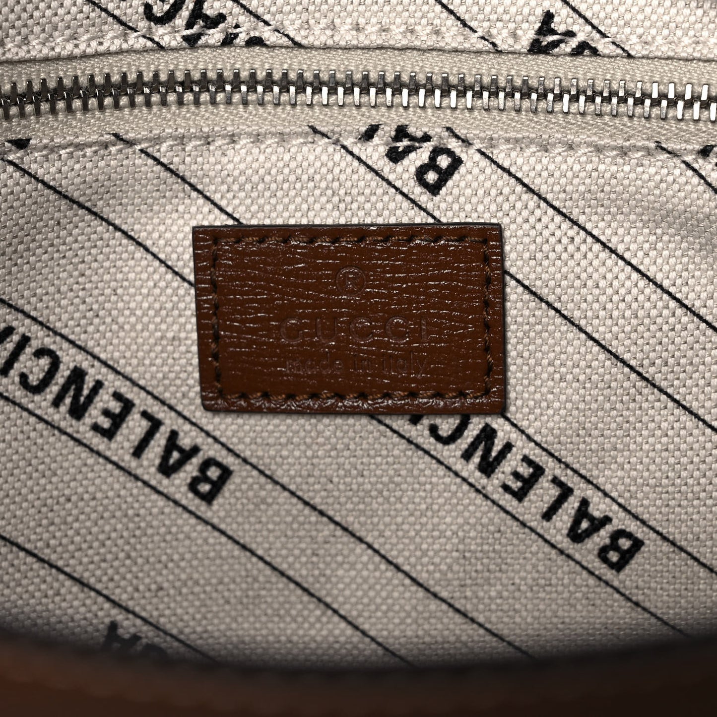 X GUCCI GG Monogram Azalea Calfskin Neo Classic Silver Hardware Medium City Beige Ebony Brown Sugar