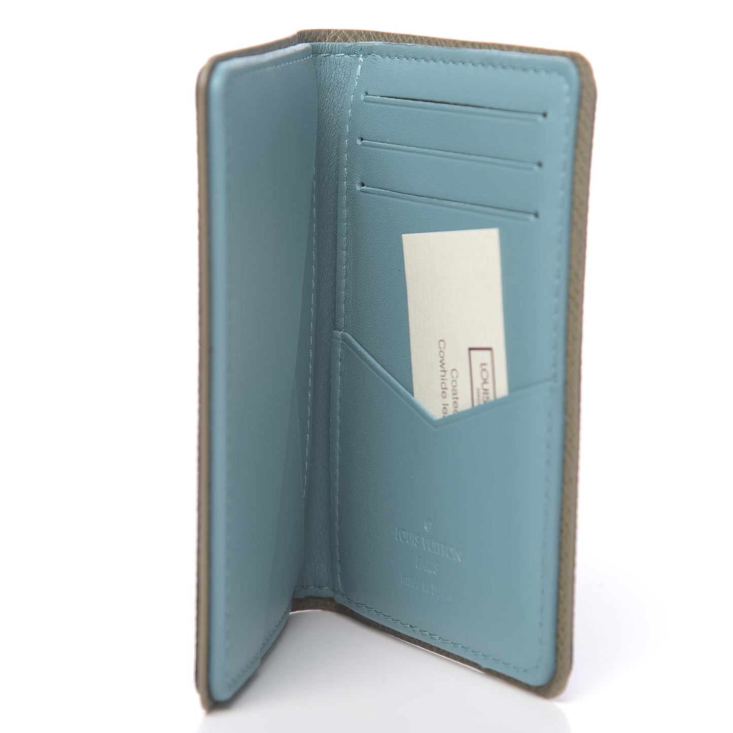 Monogram Pocket Organizer Pacific Blue