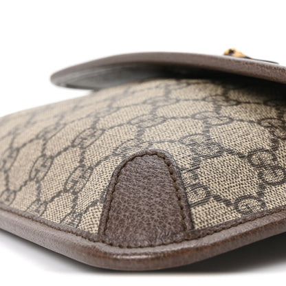 Gucci GG Supreme Monogram Neo Vintage Web Belt Bag Brown 10 of 10