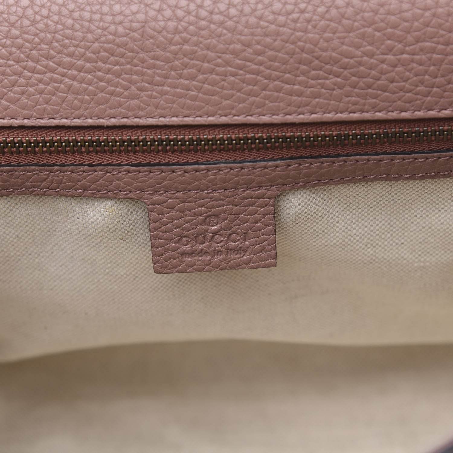 Gucci Calfskin Small GG Marmont Top Handle Bag Rosy Phard 6 of 12