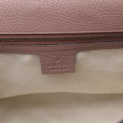Gucci Calfskin Small GG Marmont Top Handle Bag Rosy Phard 6 of 12