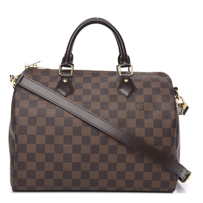 Louis Vuitton Damier Ebene Speedy Bandouliere 30 1 of 9