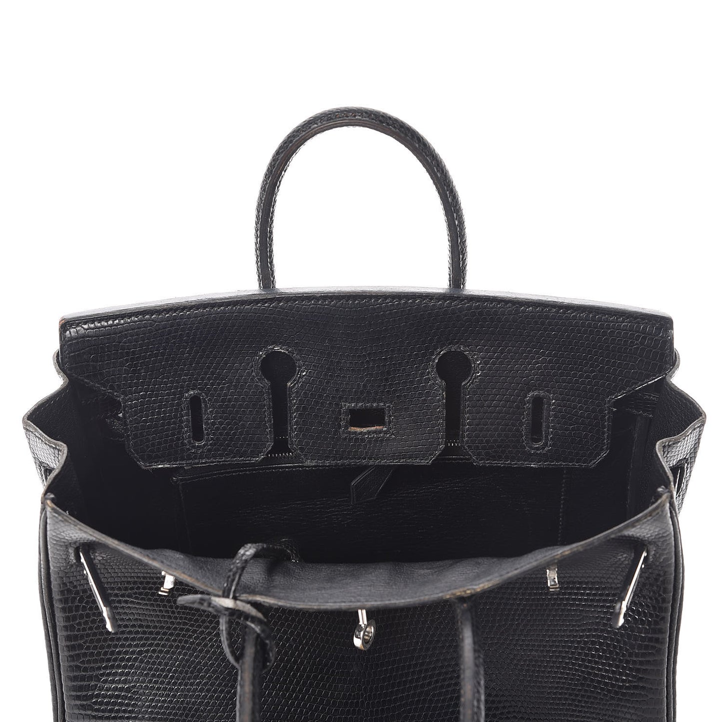 Lizard Birkin 25 Black