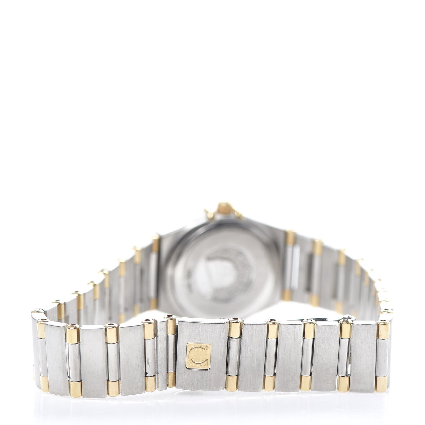 Stainless Steel 18K Yellow Gold Mother of Pearl 22mm Constellation Quartz Watch 1262.70
