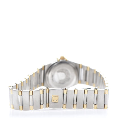 Omega Stainless Steel 18K Yellow Gold Mother of Pearl 22mm Constellation Quartz Watch 1262.70 4 of 7