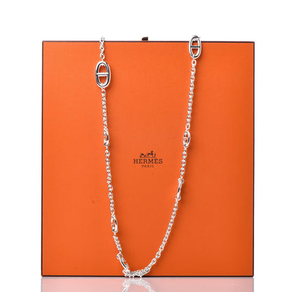 Hermes Sterling Silver Farandole Necklace 160 6 of 6