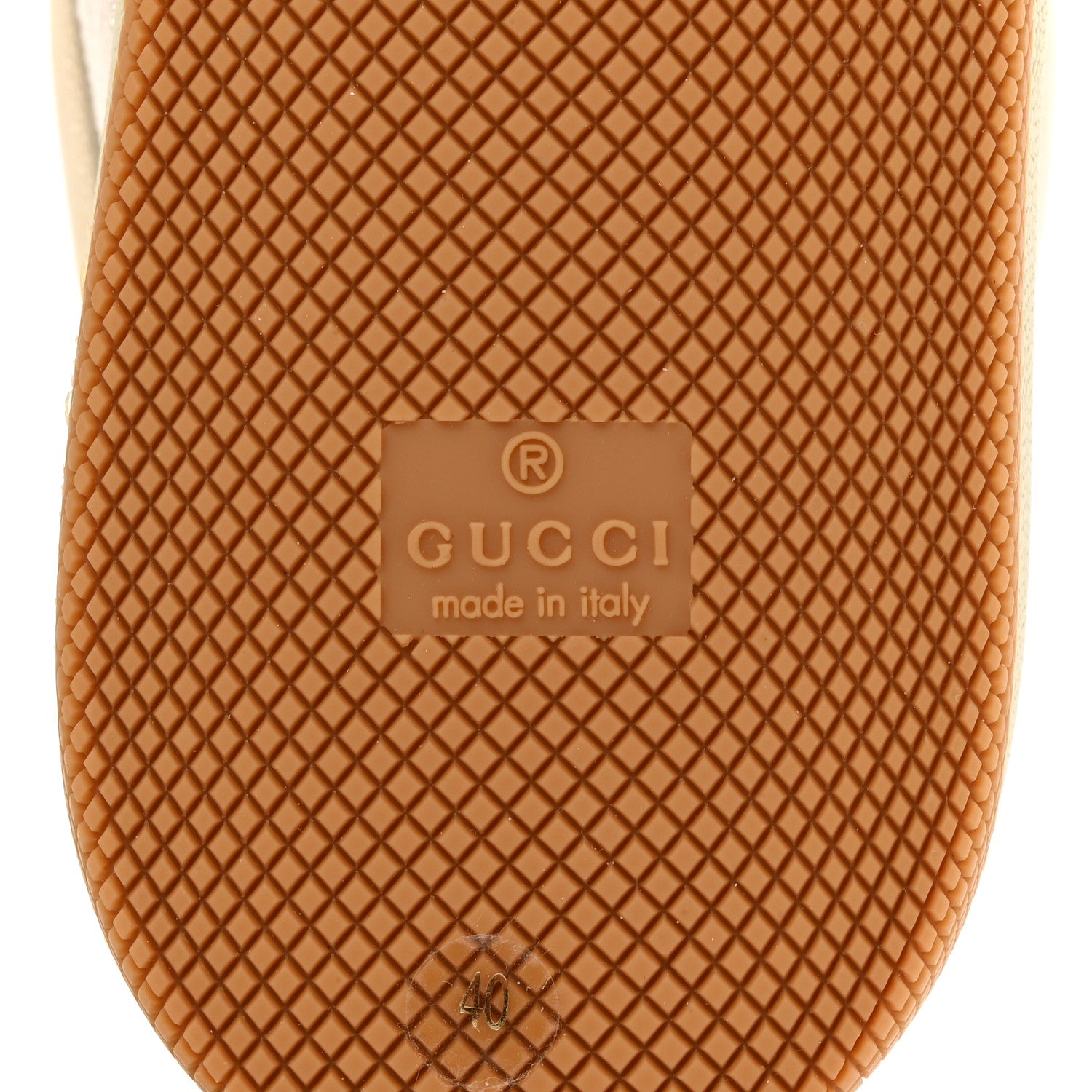 Gucci Lame GG Monogram Nubuck Web Screener Sneakers 40 Gardenia Silver Dusty Milk White 8 of 9
