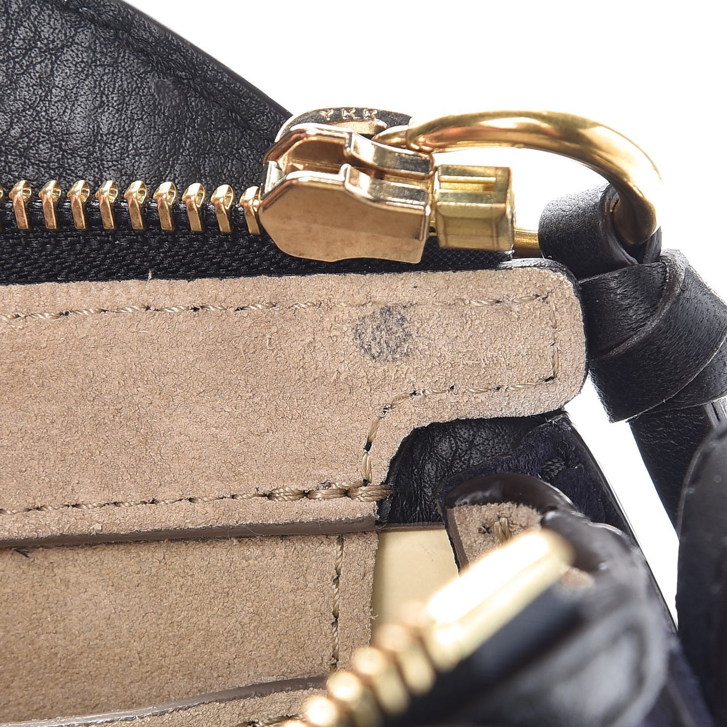 Calfskin Suede Small Pixie Bag Full Blue