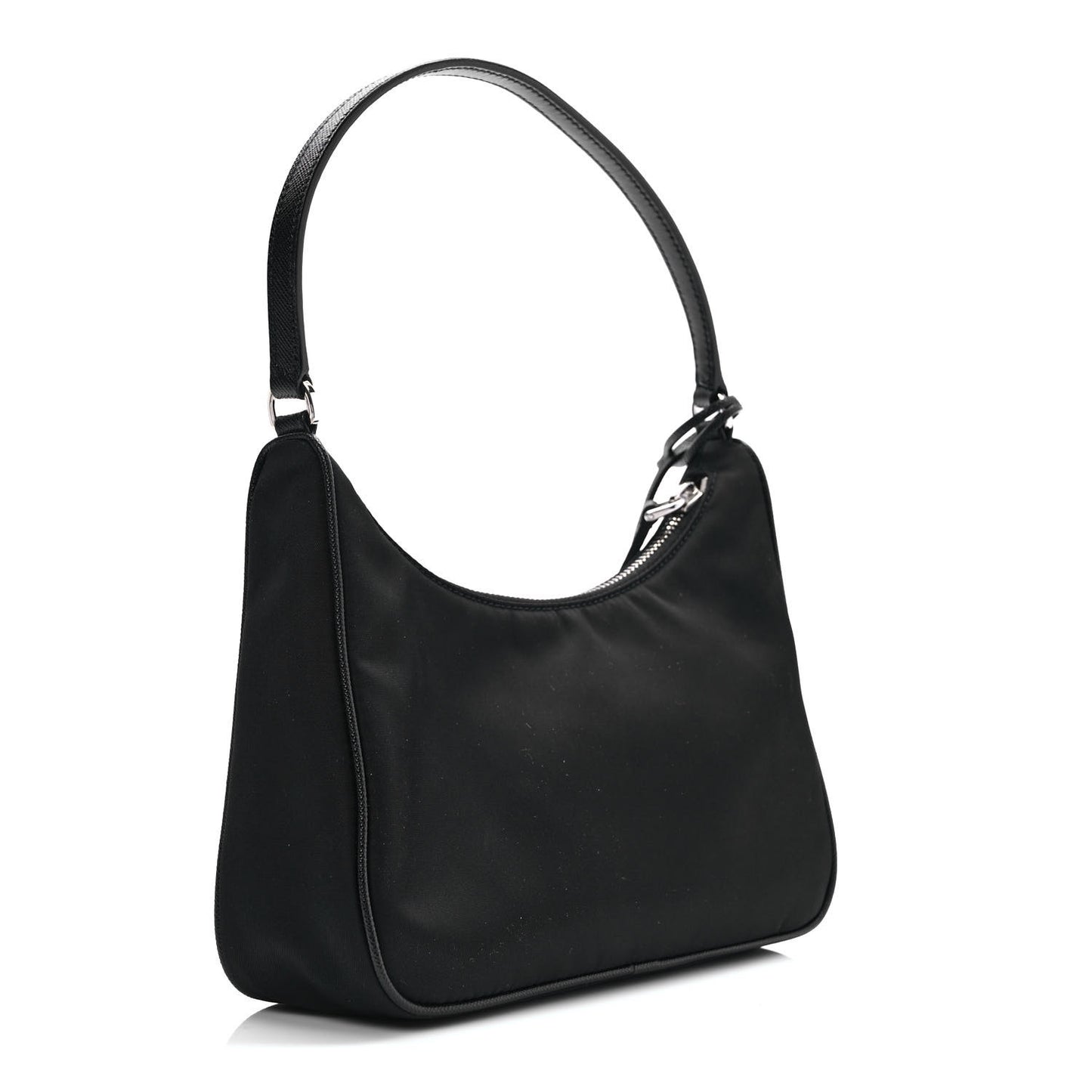 Tessuto Nylon Saffiano Mini Re-Edition 2005 Bag Black