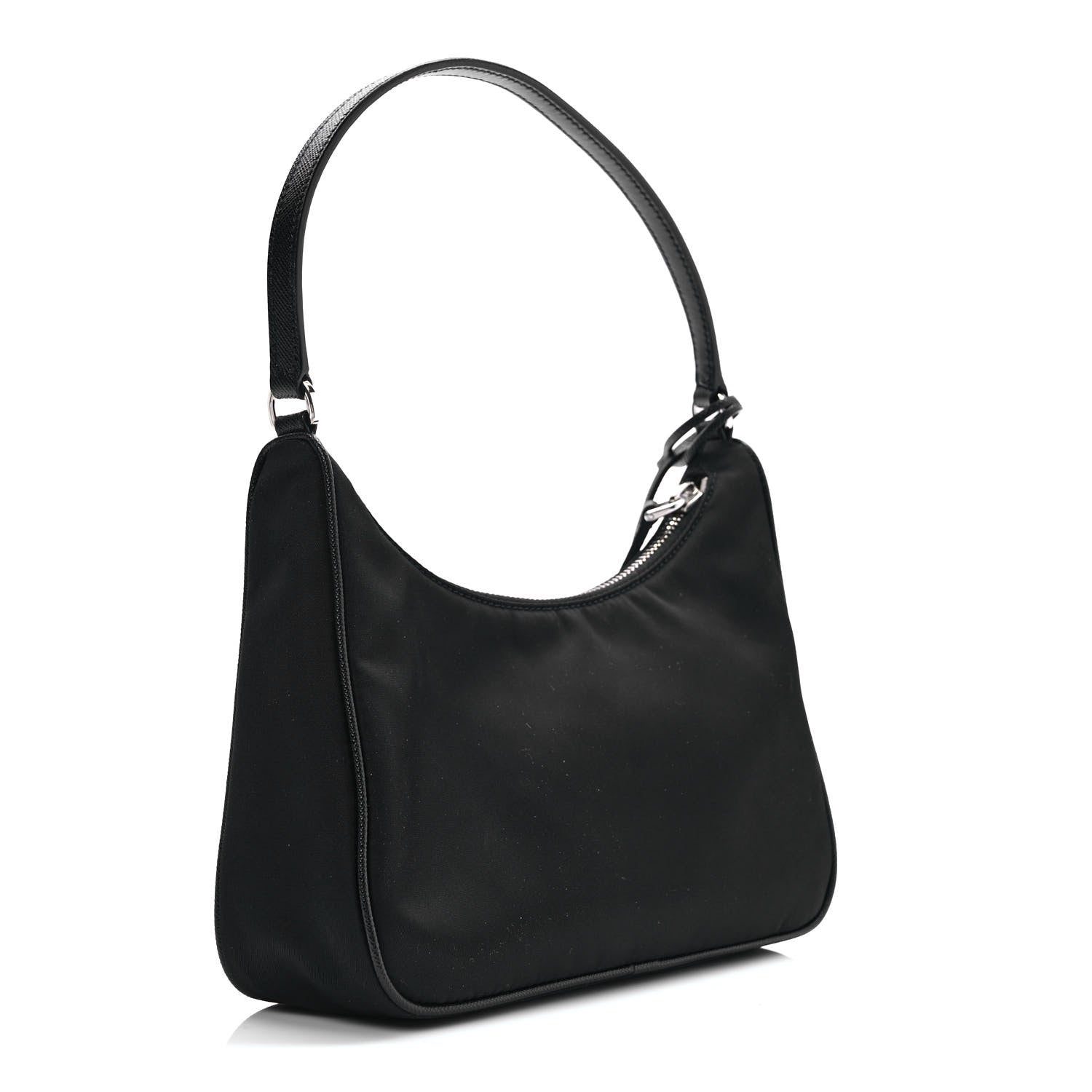 Prada Tessuto Nylon Saffiano Mini Re-Edition 2005 Bag Black 3 of 8