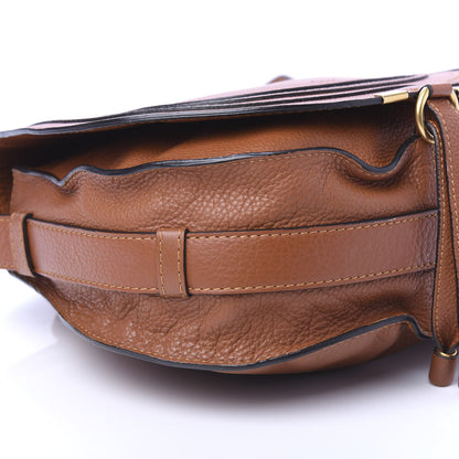 Chloe Calfskin Medium Marcie Round Crossbody Bag Tan 6 of 9