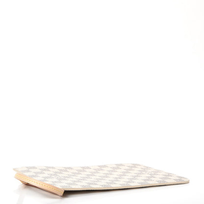 Louis Vuitton Damier Azur Neverfull MM GM Pochette Rose Ballerine 4 of 7