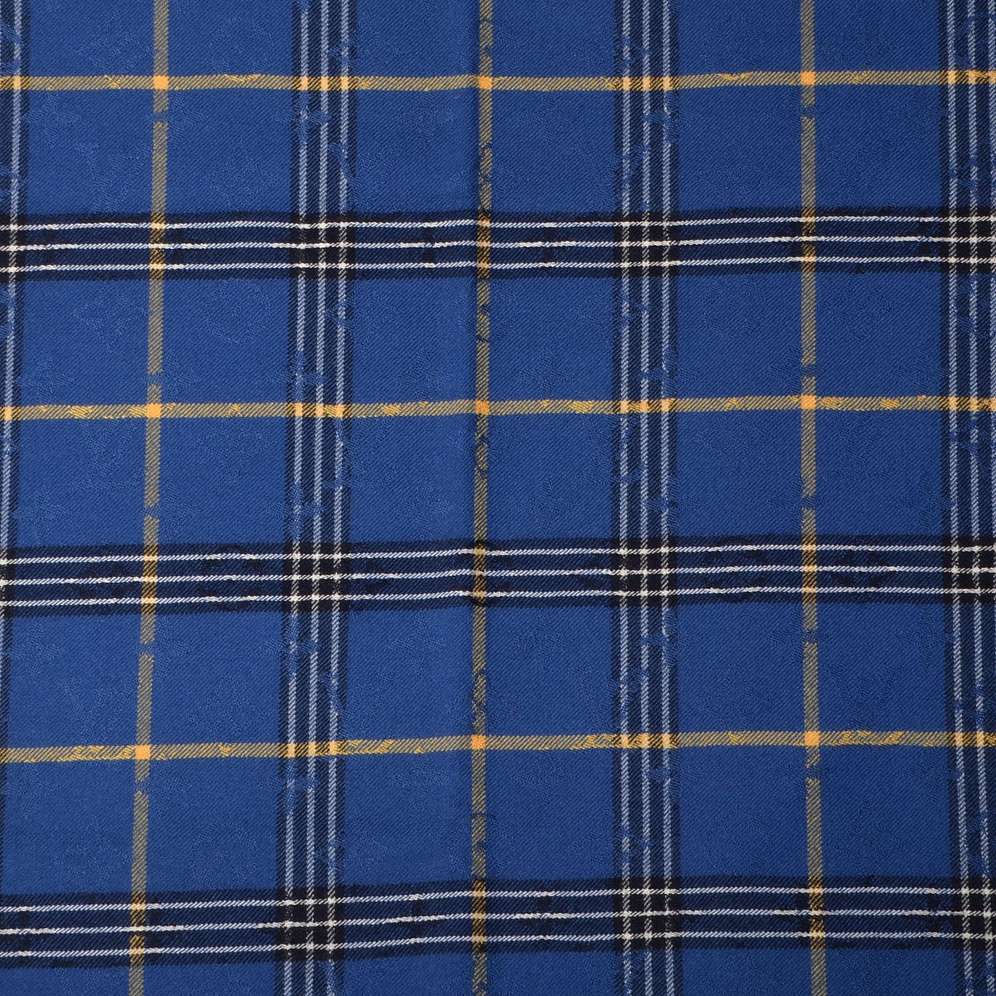 Wool Plaid Masai Tartan Rug Shawl Blue