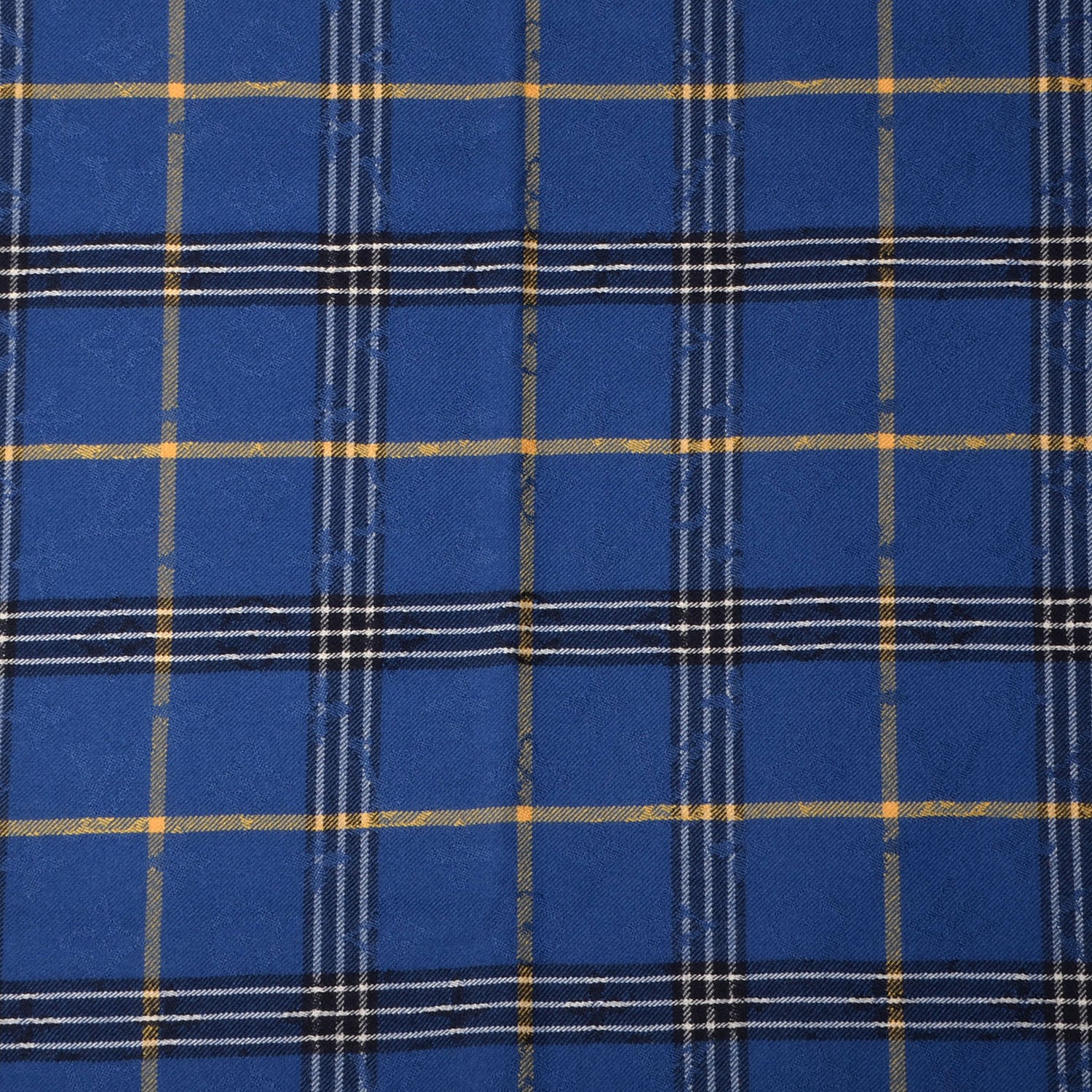 Louis Vuitton Wool Plaid Masai Tartan Rug Shawl Blue 1 of 4