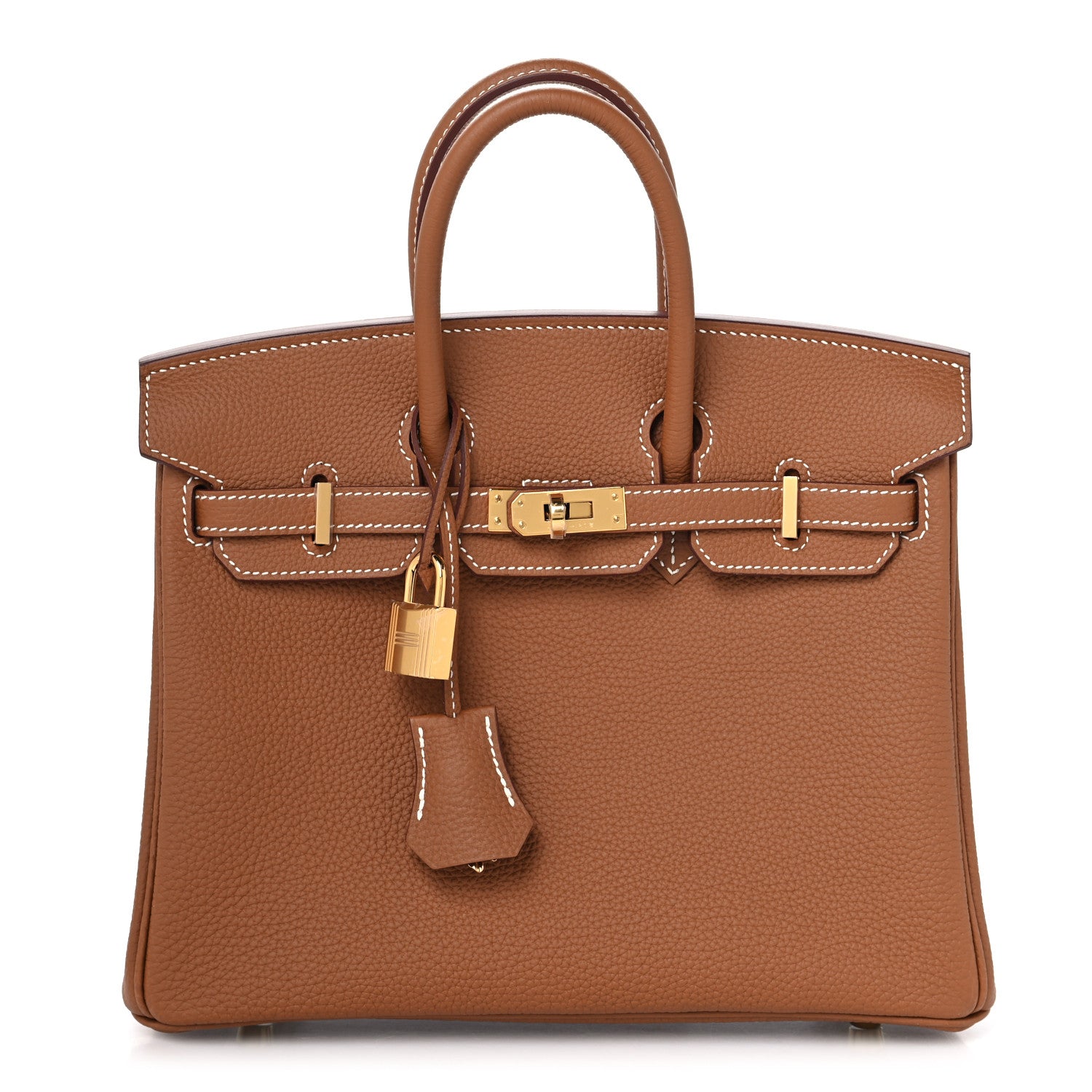 Hermes Togo Birkin 25 Gold 1 of 12