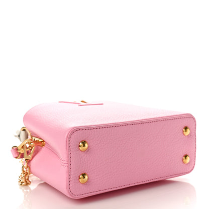 Louis Vuitton Taurillon Flower Chain Capucines Mini Candy Pink 4 of 9