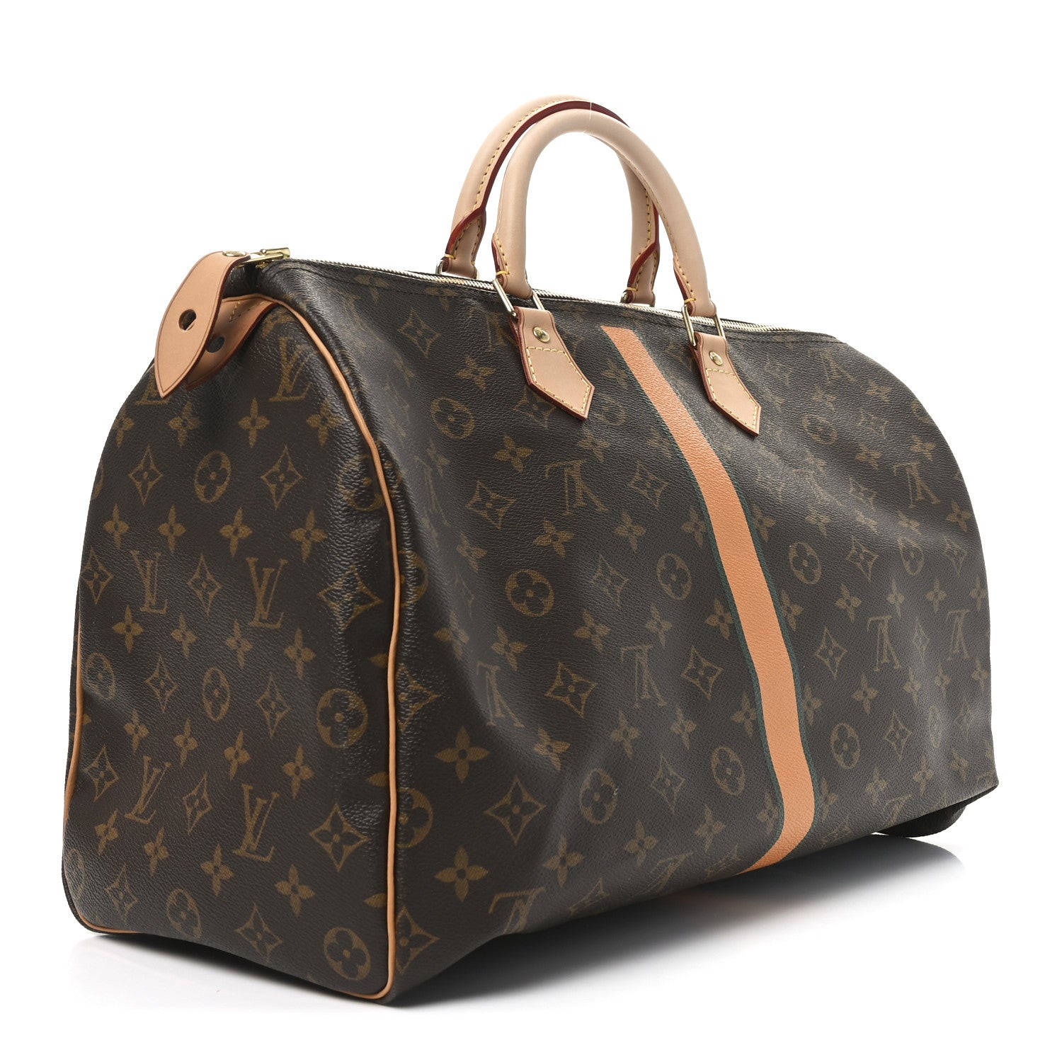Louis Vuitton Monogram My LV Heritage Speedy 40 Orange Green 3 of 11
