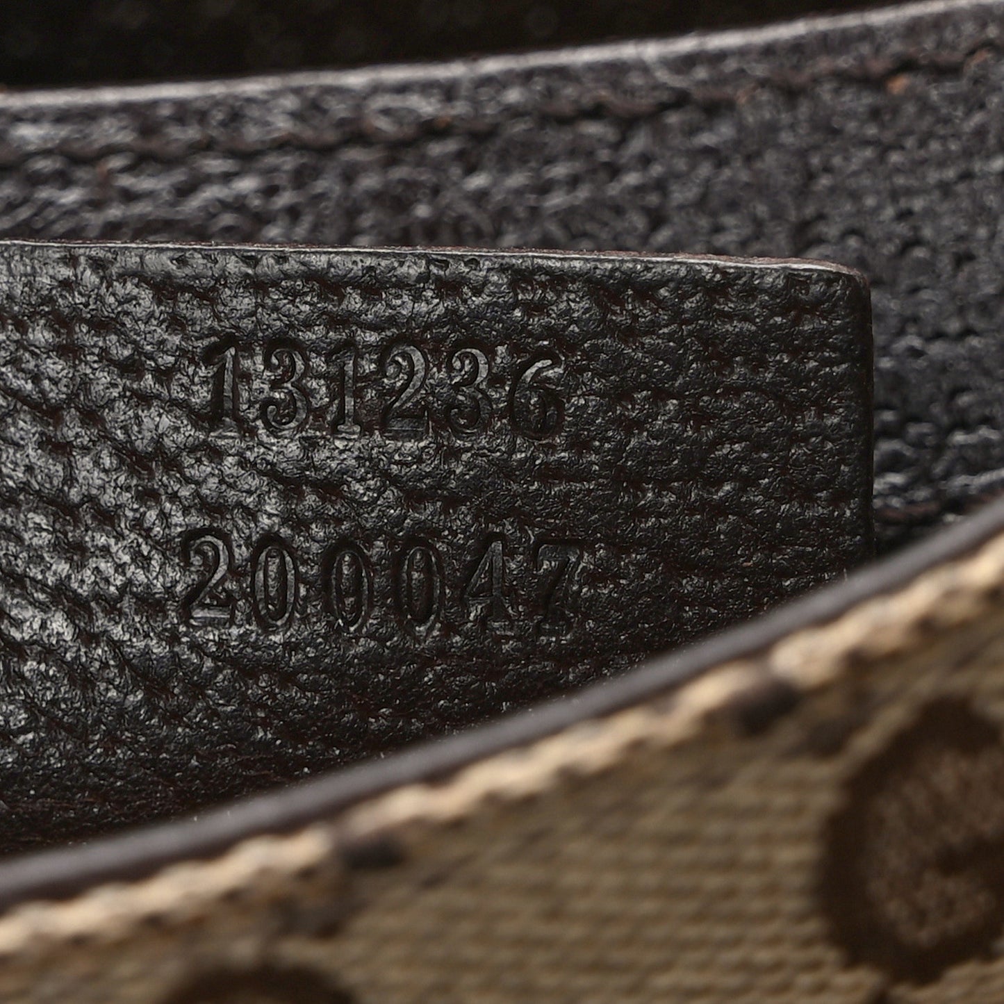 GG Monogram Buckle Belt Bag Dark Brown