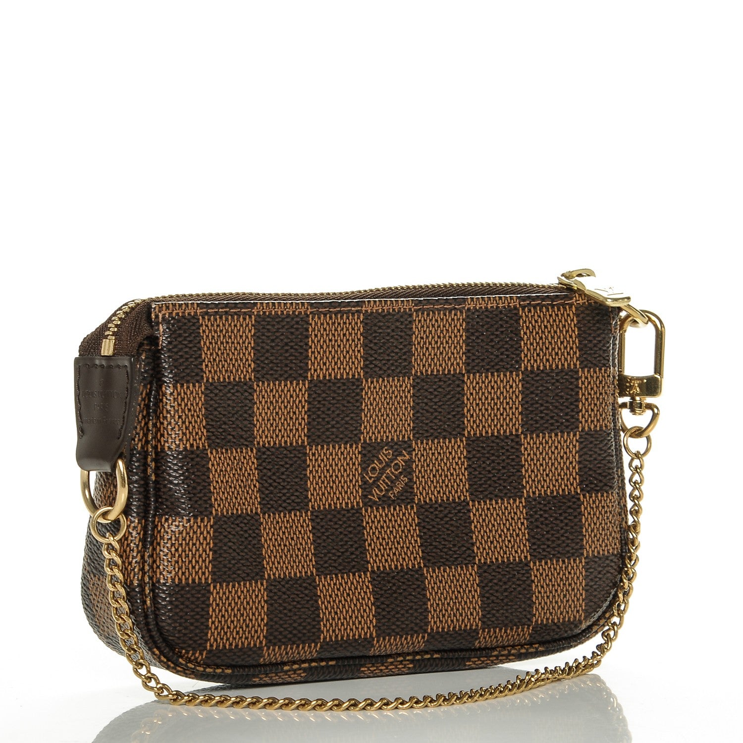 Louis Vuitton Damier Ebene Complice Trunks and Bags Mini Pochette Accessories Red 3 of 6
