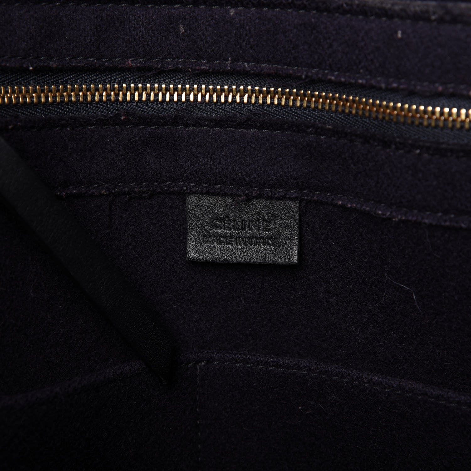 Celine Smooth Calfskin Small Belt Cabas Phantom Black 8 of 9