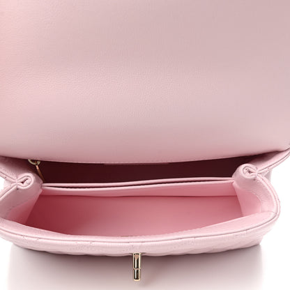 Chanel Caviar Quilted Mini Coco Handle Flap Light Pink 4 of 10