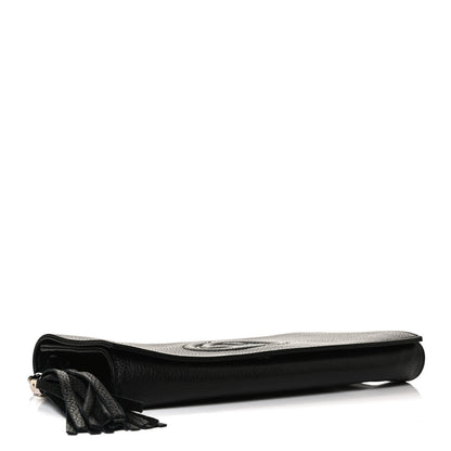 Gucci Pebbled Calfskin Medium Soho Clutch Black 4 of 14