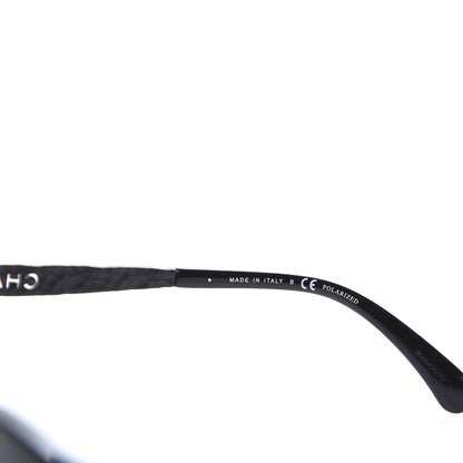 Chanel Acetate Metal Polarized Pantos Sunglasses 5440-A Black 6 of 8