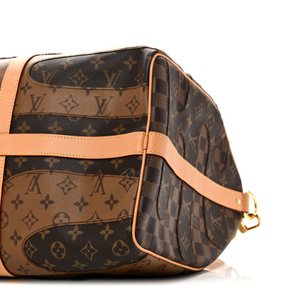 Louis Vuitton Monogram Landscape Keepall Bandouliere 50 8 of 8