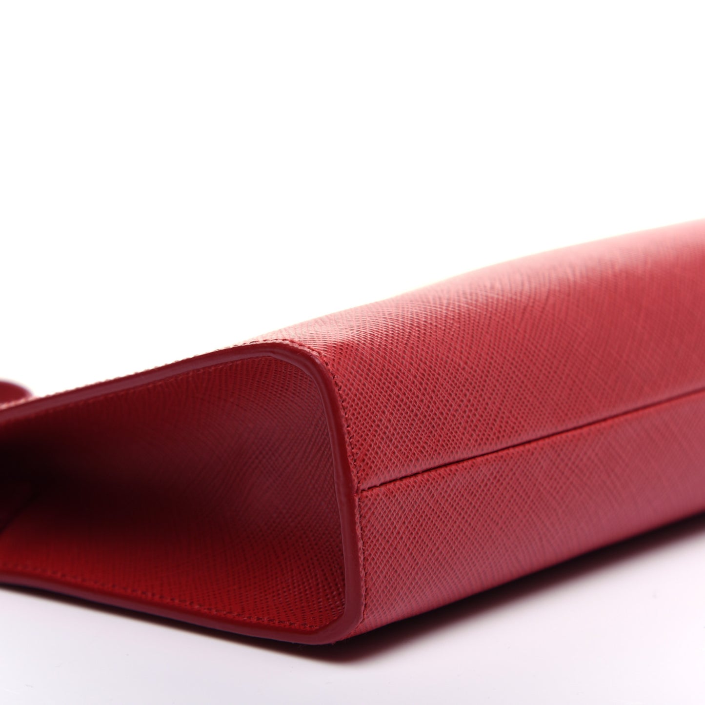 Saffiano Pouch Wristlet Fuoco