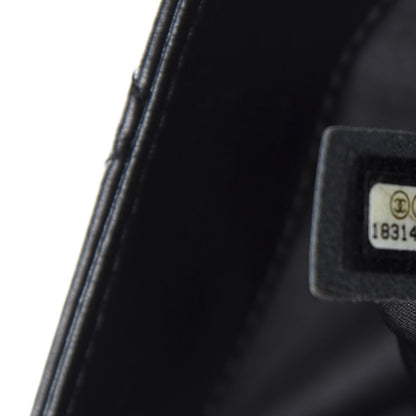 Chanel Lambskin Quilted Jumbo 3 Flap Black 12 of 14