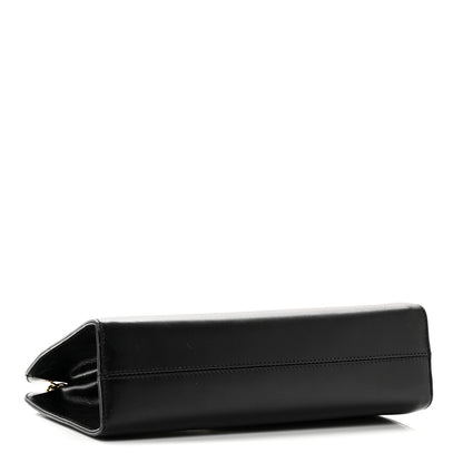 Salvatore Ferragamo Calfskin Diana Chain Shoulder Bag Black 4 of 10
