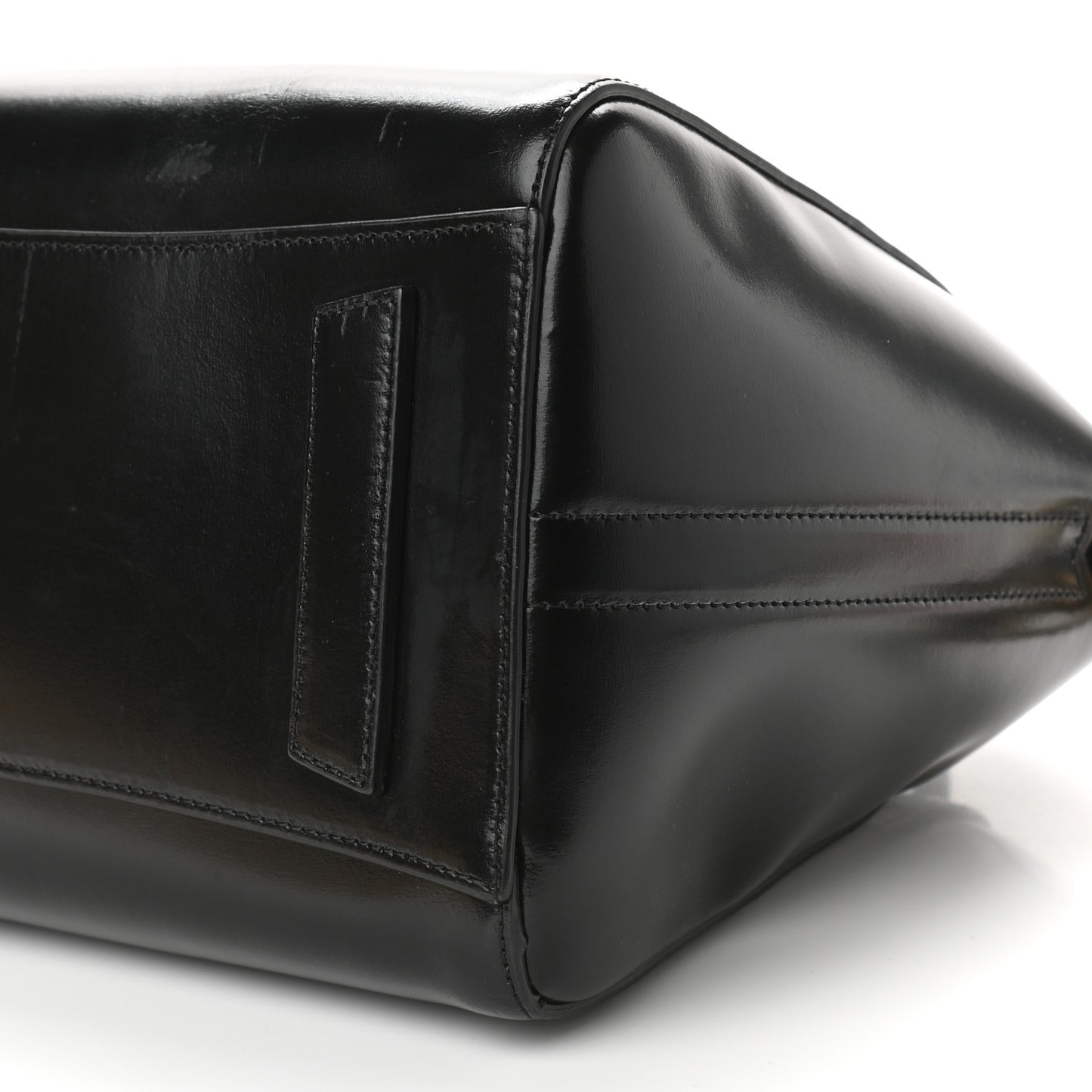 Shiny Lord Calfskin Medium Antigona Black