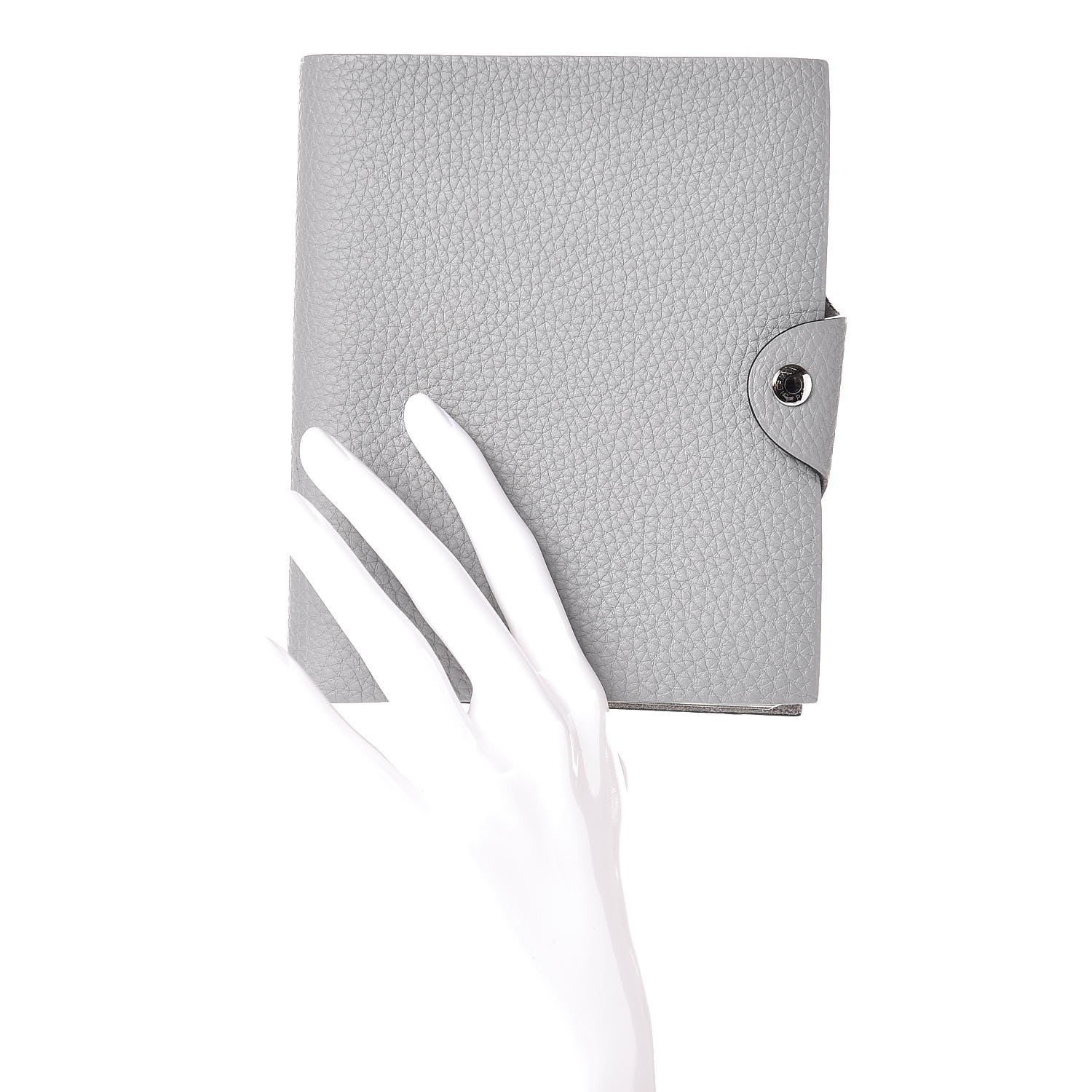 Hermes Togo Ulysse PM Agenda Cover Gris Mouette 2 of 9
