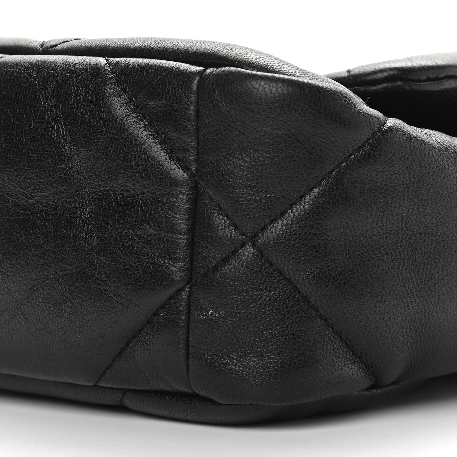 Chanel Goatskin Quilted Medium Chanel 19 Flap Black 9 of 9