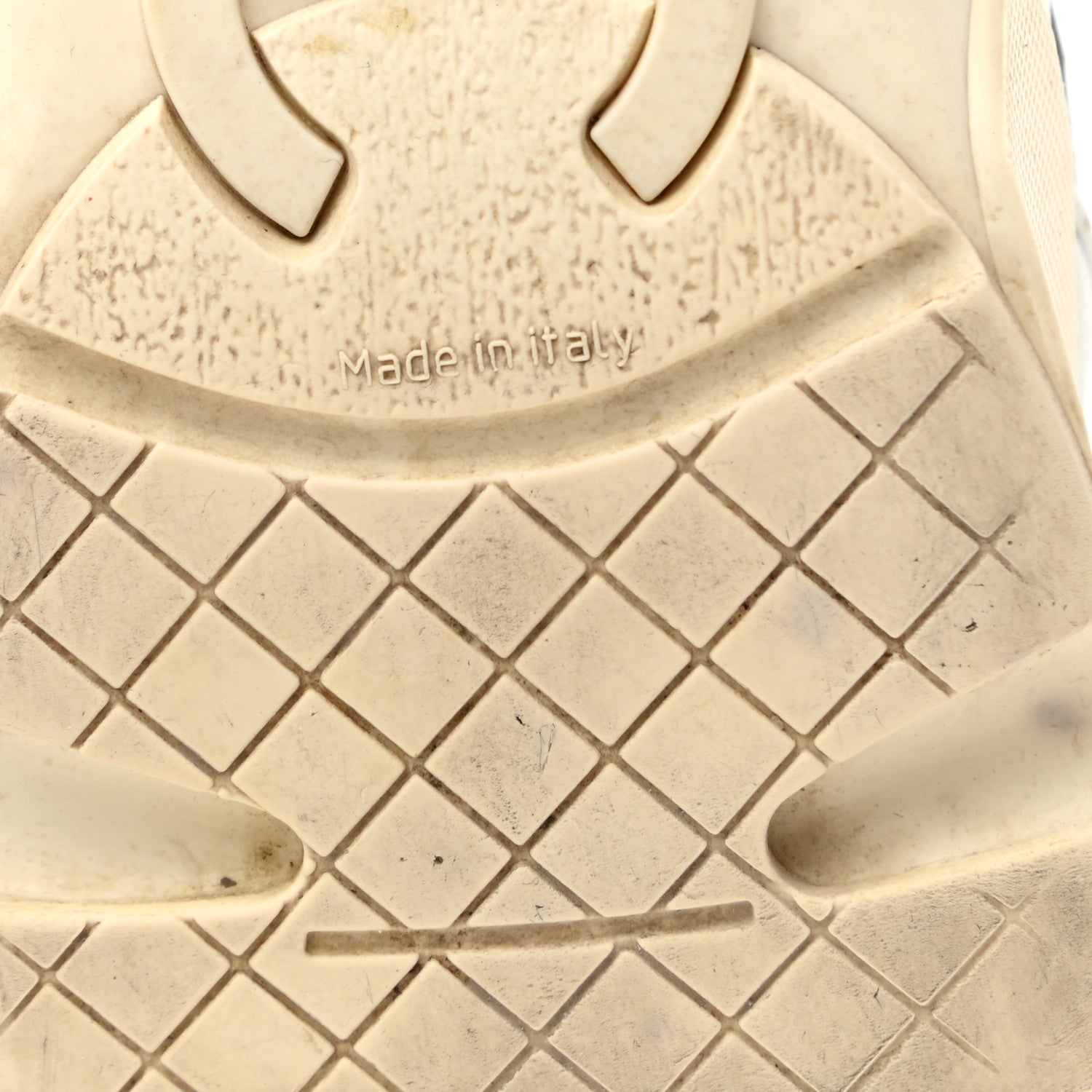 Chanel Canvas Womens Sneakers 37.5 Khaki 6 of 8