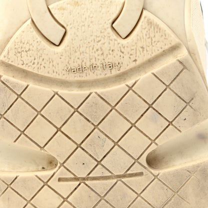 Chanel Canvas Womens Sneakers 37.5 Khaki 6 of 8