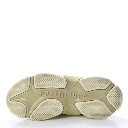 Balenciaga Fabric Mesh Womens Triple S Sneakers 38 White 6 of 8